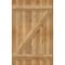 Ekena Millwork Joined Board-n-Batten Shutters w/Z-Bar, Rough Sawn Western Red Cedar, 26 7/8W x 42H, PR RBJ06Z26X042RWR - alternate 2